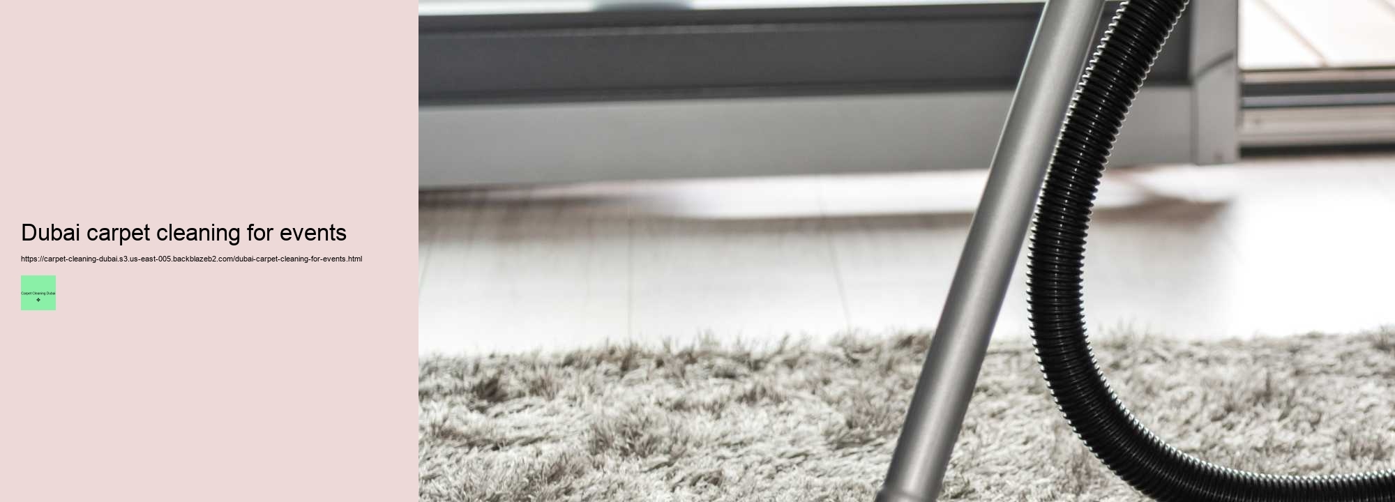 What is the Most Effective Method for Carpet Cleaning in Dubai?